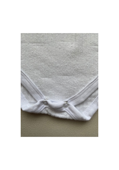 Pirinç Bebe Bebek Fitilli Body Beyaz - 653232419 Beyaz