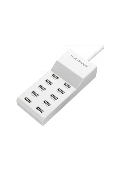 Usb Şarj Cihazı Çoklu, 10'lu Usb Hızlı Şarj İstasyonu Hub Çoklu Usb Bağlantı Noktası Şarj Cihaz