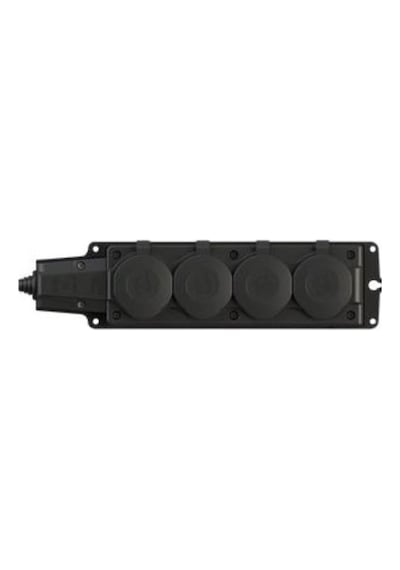 Ne - Ad 1 x 16 A Monofaze Kauçuk Grup Priz 4'lü