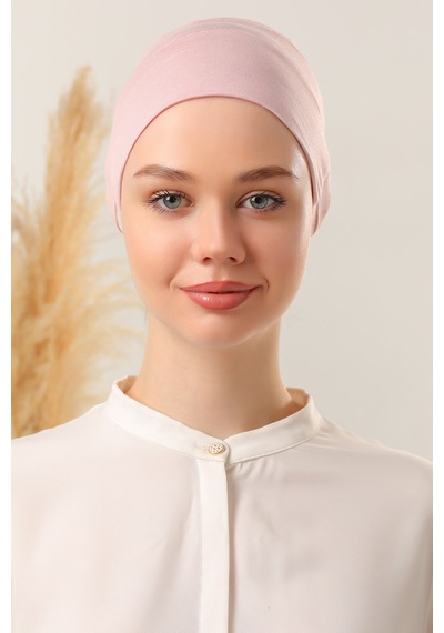 Melodi Scarf Tesettür Silikonlu Kaymaz Bone - Likralı Bağlamalı Bone - Sıkmayan Rahat Nefes Alan Kumaş Pudra Melodi Scarf Tesettür Silikonlu Kaymaz Bone - Likralı Bağlamalı Bone - Sıkmayan Rahat Nefes Alan Kumaş Pudra