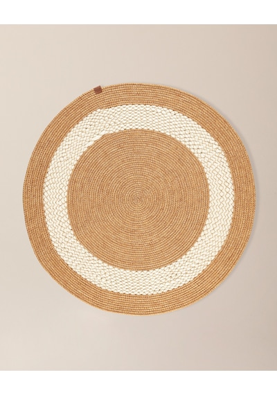 Madame Coco Vernal Yuvarlak Kilim - Naturel/krem - 100 Cm 8684427228593 Çok Renkli