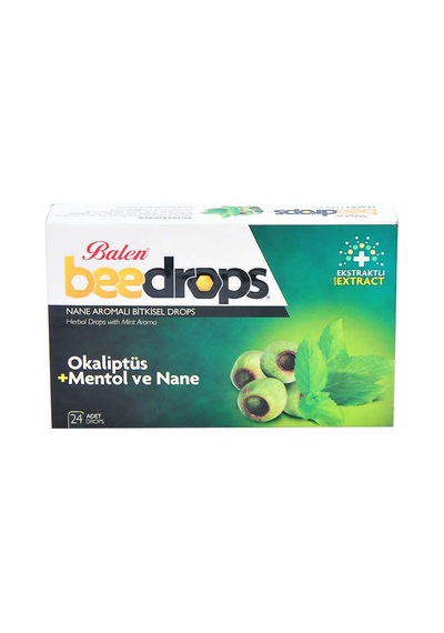 Nane Aromalı Bitkisel Drops 24adet