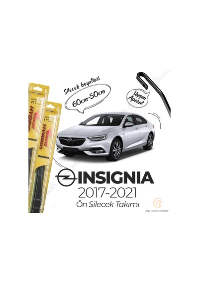 İnwells Hibrit Silecek Takımı Opel İnsignia 2017-2021 İle Uyumlu