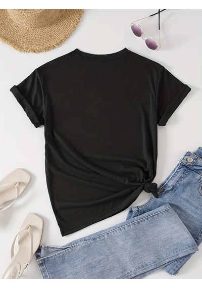 Unisex Fazla Tepki Verdiğinizi Düşünüyorum Baskılı Tasarım Tshirt Siyah