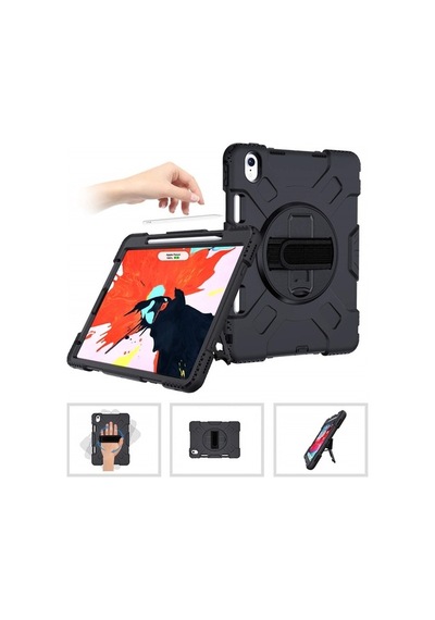 Apple Uyumlu iPad Pro 11 2018/2019 Kalem Yerli Standlı Zırh Kılıf