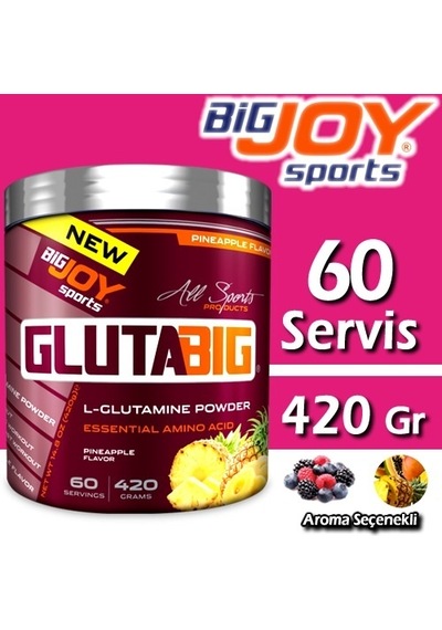 Bigjoy Glutabig Glutamin 420 Gr 2 Farklı Aromalı Glutamine Bigjoy Glutabig Glutamin 420 Gr 2 Farklı Aromalı Glutamine