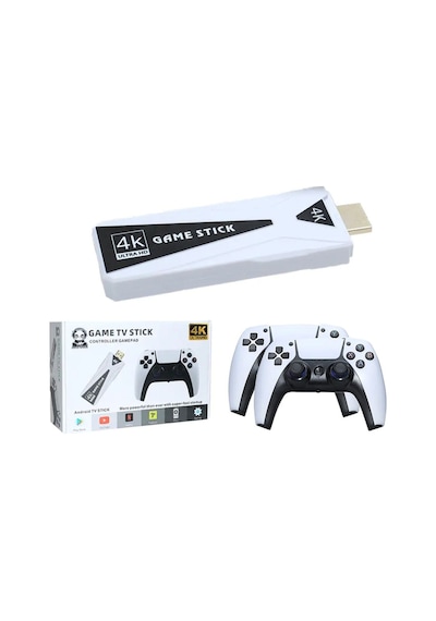 U10 4k 64gb 10.000 Oyun Retro Video Oyunu Konsolu 2.4g Kablosuz Oyun Kolları
