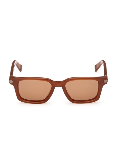 Zegna Ez0280 45e Erkek Güneş Gözlüğü Kahverengi