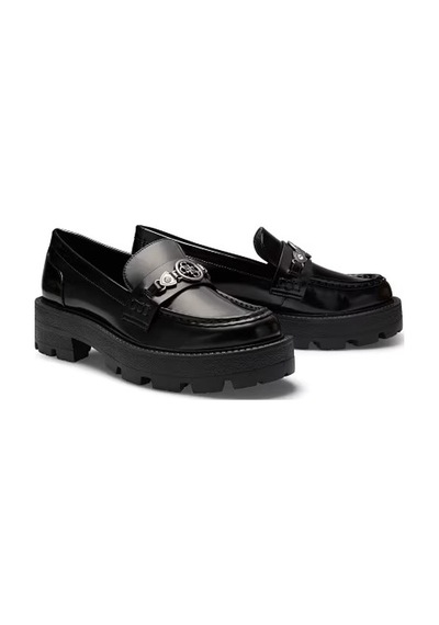 Guess Yaako Kadın Makosen Ayakkabı Flfyaaele14 Siyah