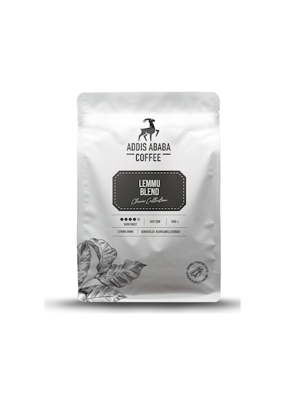 Addis Ababa Coffee Lemmu Blend Kahve 1 KG Moka Pot