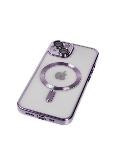 Apple iPhone Uyumlu 14 Kılıf Kross Magneticsafe Kapak - Mor