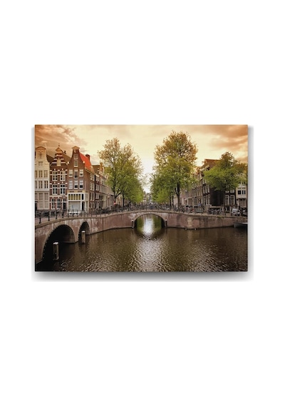 Ayrex Amsterdam Kanal Tablosu - 75x50cm