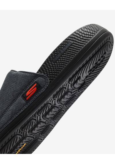Skechers Hyper Slıde - Topographıc Erkek Gri Terlik 229137 Slt Gri