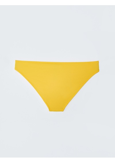 Lcw Eco Sarı Düz Raşel Kumaş Kadın Bikini Alt