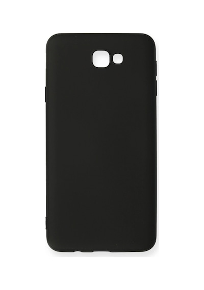 Samsung Samsung Uyumlu Galaxy J7 Prime Kılıf Nano İçi Kadife Silikon - Siyah