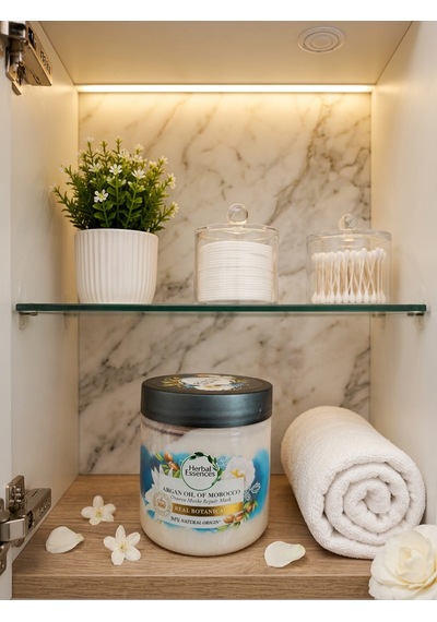 Hissiyat & Doku: "saçlarında İpeksi Yumuşaklık Ve Parlak Parlaklık"herbal Essences Argan Yağı Onarıcı Saç Maskesi 250 Ml