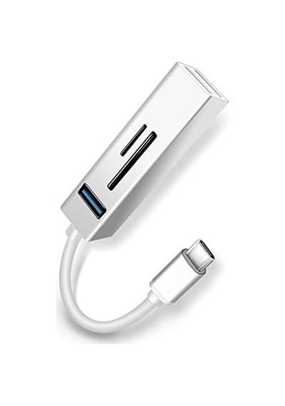 Bn08 Ve İçin 5 İn 1 Alüminyum Type-c To Usb 5gbps 3.0 Çoklayıcı Hafıza Kartı Okuyucu Otg