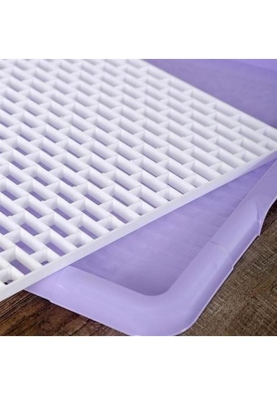 Ollevra Pratik Lavabo Tezgah Üstü Bulaşık Kurutmalığı Süzmatik 22x40 Cm Çok Renkli