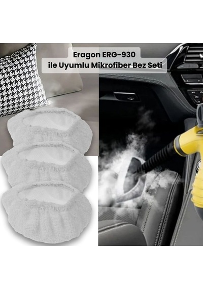 Eragon Erg-930 Buharlı Temizleyici İle Uyumlu Bez Seti
