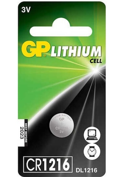 GP CR1216-C5 3V Lityum Düğme Pil