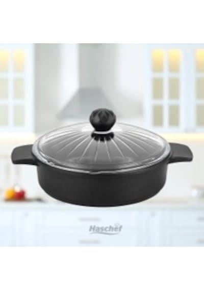 Kristal Basık Tencere - Kristal Tava 26 Cm Siyah