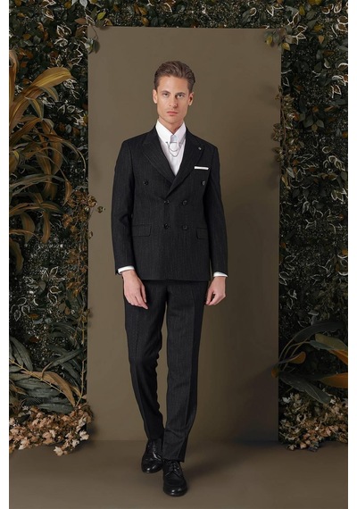 Efor Tk 884 Slim Fit Siyah Klasik Takım Elbise Siyah Efor Tk 884 Slim Fit Siyah Klasik Takım Elbise Siyah