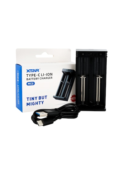 Xtar Mc2 - Taşınabilir Li-ion Pil Şarj Cihazı - 1.0a 2li
