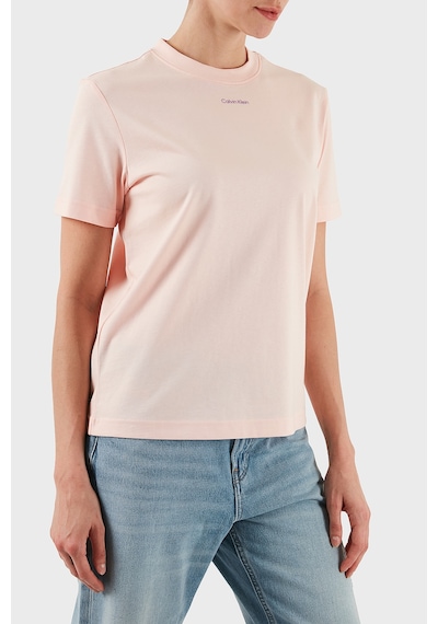 Calvin Klein Bayan T Shirt Lv147c857g Vı7 Açık Pembe Açık Pembe