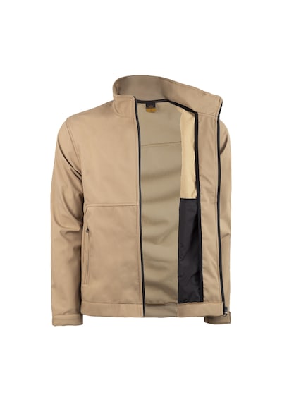 Tactical Outdoor Softshell Erkek Mont Shelldt03 Koyu Bej