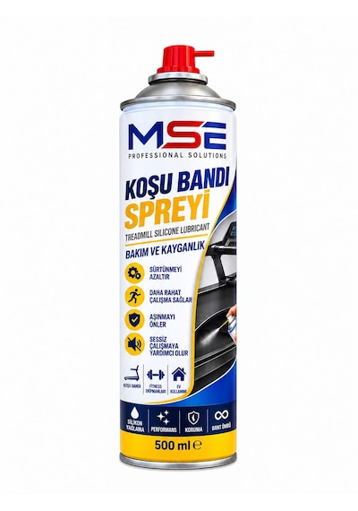 Koşu Bandı Spreyi Bisiklet Silikon Bakım Spreyi 500ml