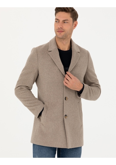 Pierre Cardin Erkek Bej Kaban 50270887-vr011 Bej