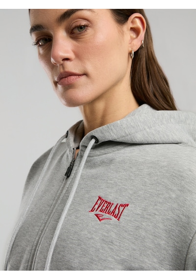 Everlast Ever Classics Wmn Gri Melanj Kadın Kapüşonlu Full Zip Sweatshirt Gri Melanj