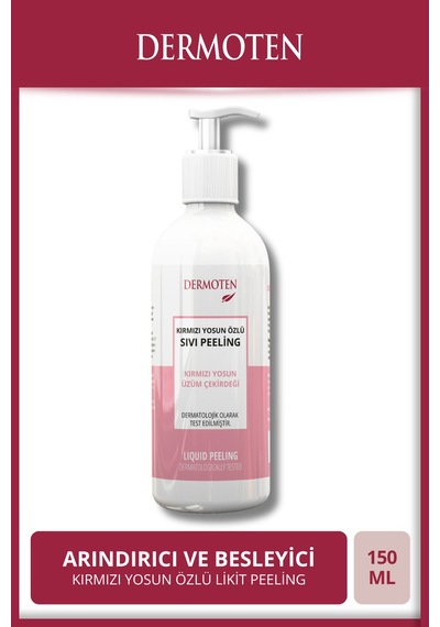 Sıvı Yüz & Vücut Peelingi Kırmızı Yosun Özlü, Arındırıcı Ve Yenileyici Jel Yosun Peeling 150ml