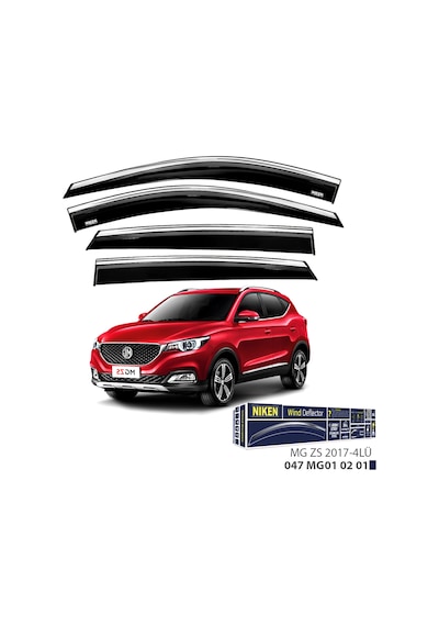 Mg Zs 2017- Sonrası Kromlu Cam Rüzgarlığı Niken 4'lü