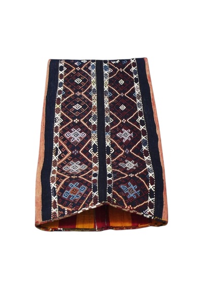 Kilim Antik El Dokuma Yün Çuval Sumak Malatya Kilimi 0061 - Yeni - Çok Renkli