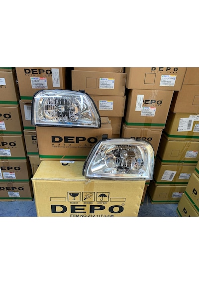 Mitsubishi L200 1999-2005 Arası Depo Sağ Ve Sol Far Takım Mr439533 / Mr439534