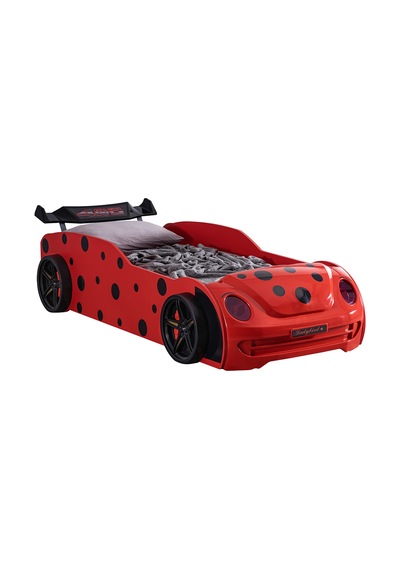 Setaymobilya Arabalı Yatak, Ladybird Ledli Rüzgarlıklı Arabalı Yatak