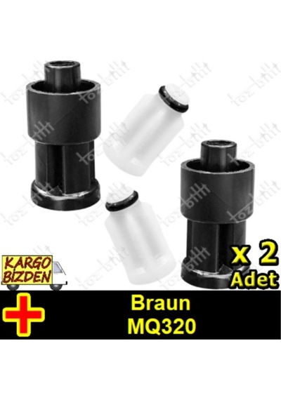 Braun Uyumlu Mq320 Blender Kavrama Parçası + Motor Dişlisi 2Li (480524598)