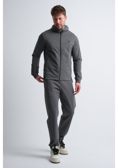 Shooter Sportswear Shooter Erkek Fermuarlı Kapüşonlu Gizli Cep Detaylı Eşofman Takımı Antrasit Shooter Sportswear Shooter Erkek Fermuarlı Kapüşonlu Gizli Cep Detaylı Eşofman Takımı Antrasit