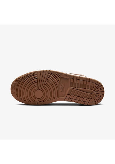 Nike Air Jordan 1 Low Unisex Basketbol Ayakkabısı Kahverengi - Beyaz