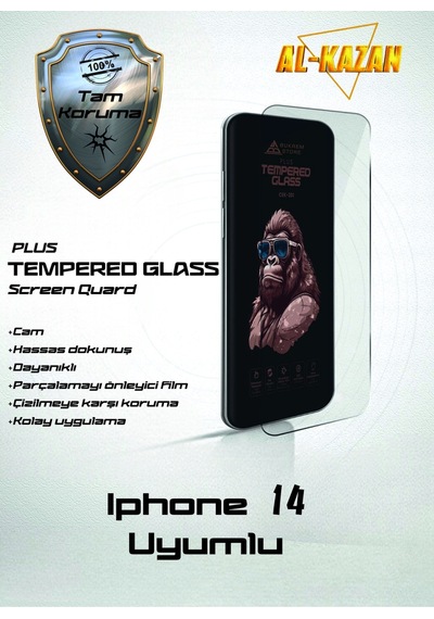 Pp Apple Uyumlu iPhone 14 Şeffaf Kırılmaz Ekran Koruyucu Ultra İnce, Anti Çizik & Darbeye Dayanıklı Korumalı 02127765