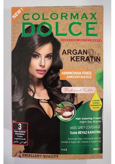 Colormax Amonyaksız Saç Boyası 3 - Koyu Kahve