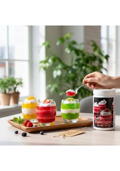 Agar Agar 200 Gr Bitkisel Jel Kıvam Verici 900 Bloom