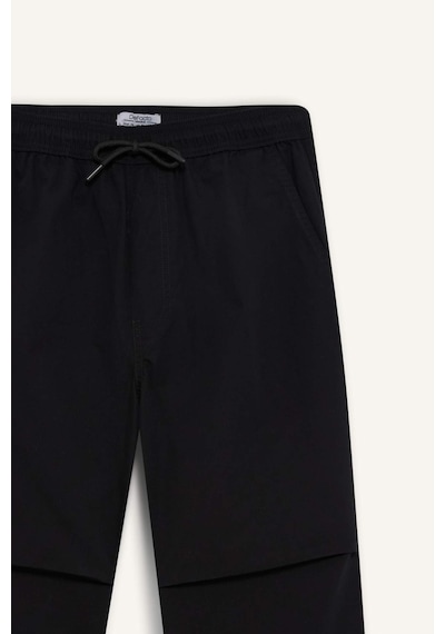 Defacto %100 Pamuk Wide Leg Paraşüt Pantolon E8729ax25aubk81 Siyah