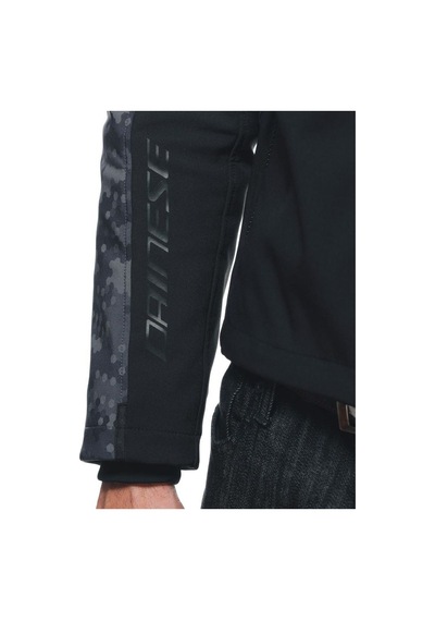 Dainese Ignite Tex Ceket Siyah Camo Gri
