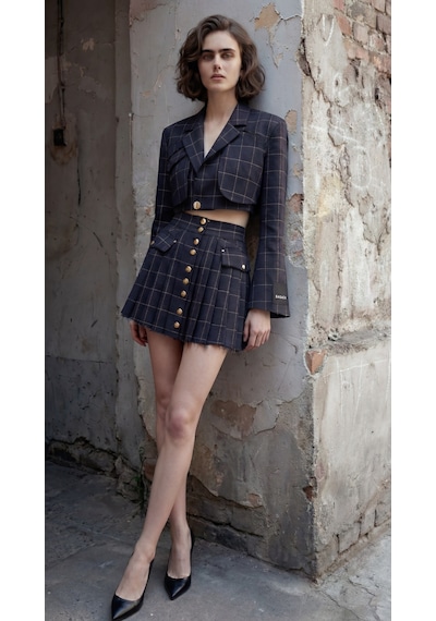 Sagaza Club Scotland Blazer Lacivert