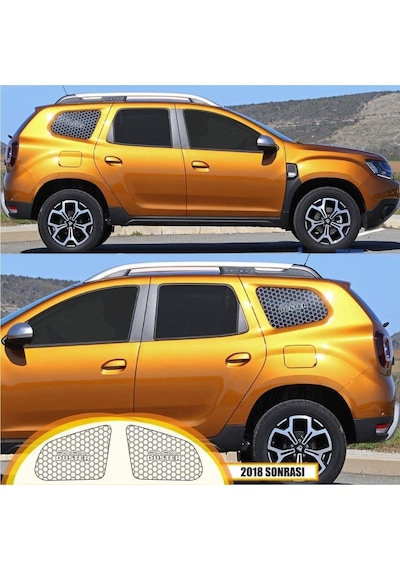 Dacia Duster Kelebek Cam Petek Sticker 2018 Sonrası