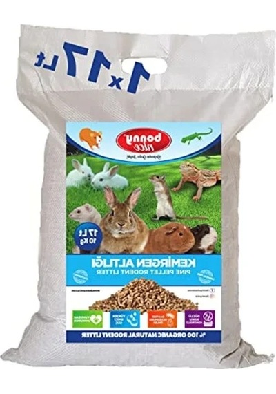 Doğal Çam Pelet, 10 Kg 20 Lt Tavşan Kafes Altlığı