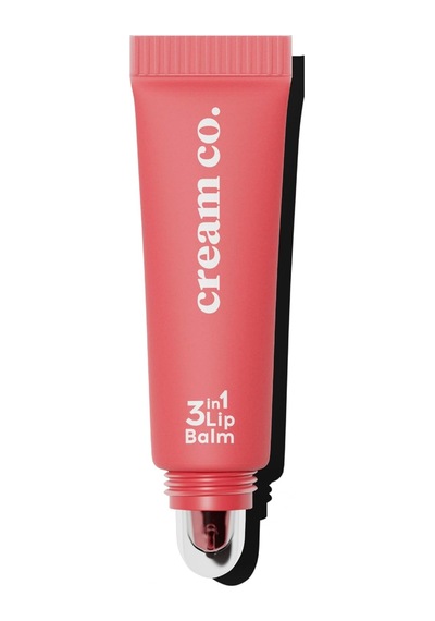 Cream Co. Nemlendirici Parlatıcı 3in1 Lip Balm, Dudak Bakım, Rose Gülkurusu, Hyaluronik Asit Seramid