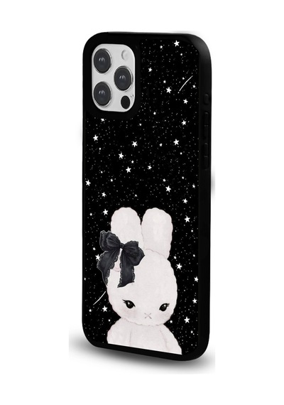 Apple iPhone 14 Pro Uyumlu Miffy Yıldızlı Tasarım Parlak Telefon Kılıfı